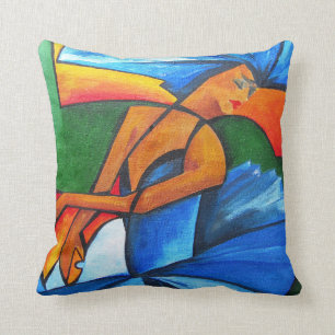 Coussin Danse dans le bleu 2008