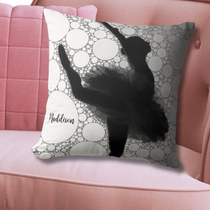 Coussin Danse de ballet personnalisée Ballerina