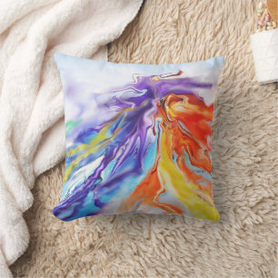 Coussin Danse des couleurs Jeter l'oreiller