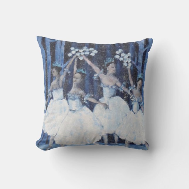 Coussin Danse des flocons de neige I Nutcracker Ballet (Recto)