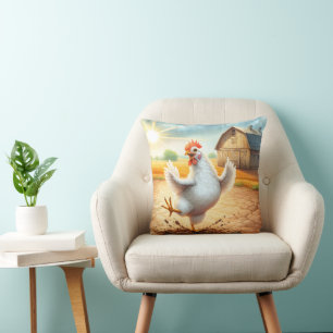 Coussin Danse Du Poulet À Barnyard