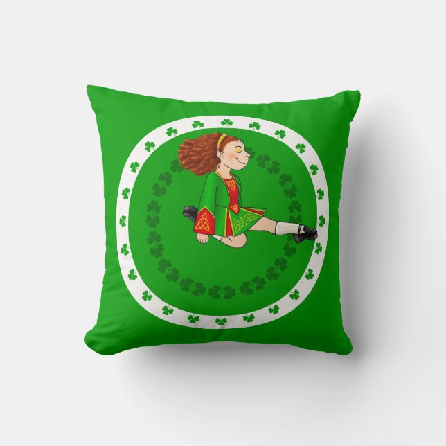 Coussin Danse irlandaise (Recto)