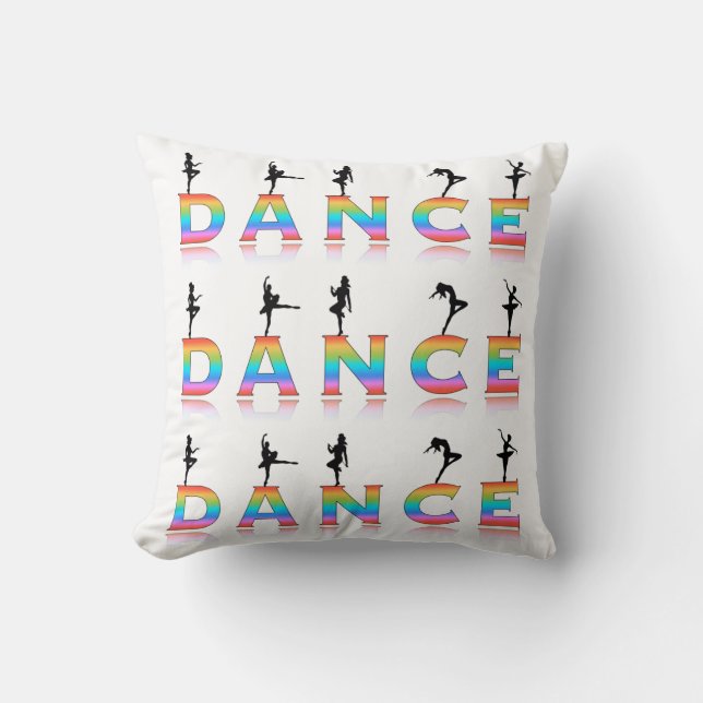 Coussin Danse, multicolore (Recto)