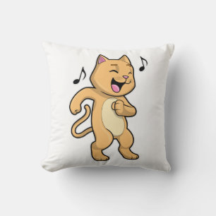 Coussin Danse Musique Cat