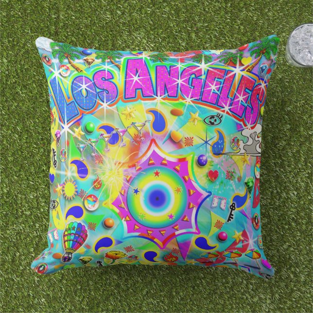 Coussin Danse Mystique de Los Angeles  (Herbe)
