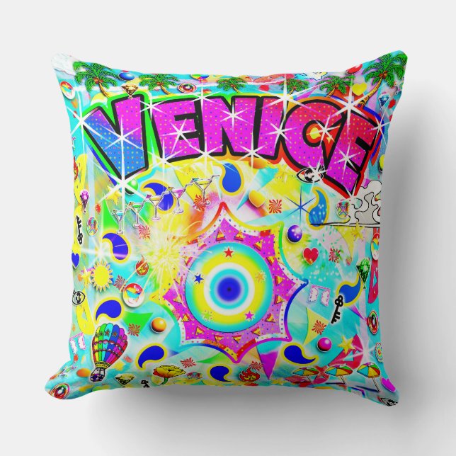 Coussin Danse Mystique de Venice Beach (Recto)