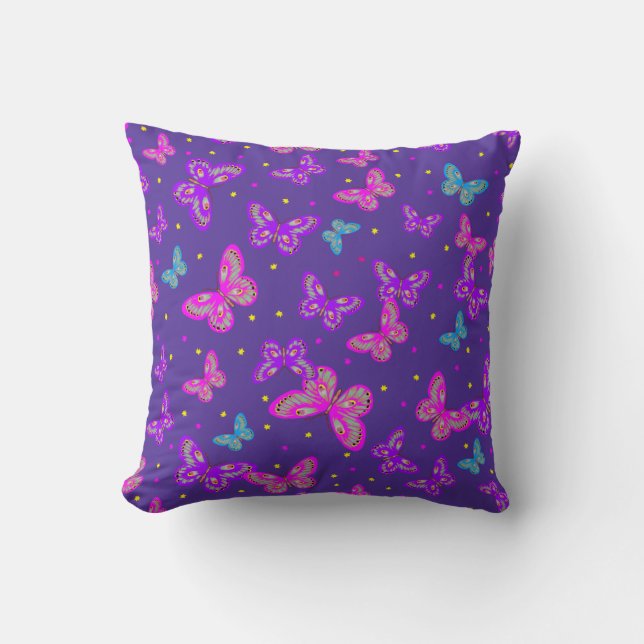 Coussin Danse papillon (Recto)