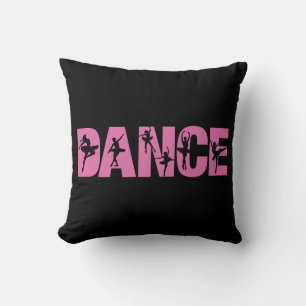 Coussin Danse Rose avec découpes de ballerine