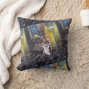 Coussin Danse sous la pluie Peinture d'Alfred Fox