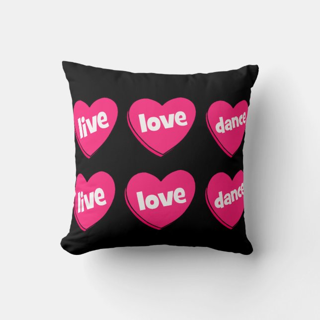 Coussin danse vivante d'amour (Recto)