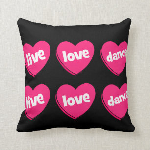 Coussin danse vivante d'amour