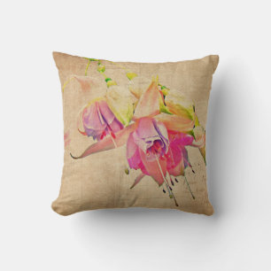 Coussin Danser Dans Le Vent - Fleurs Fuchsia