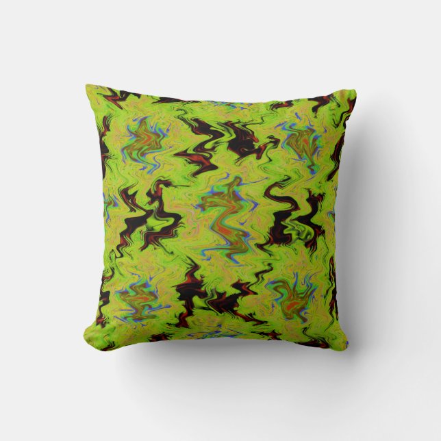 Coussin Danser la nuit à travers... (Recto)