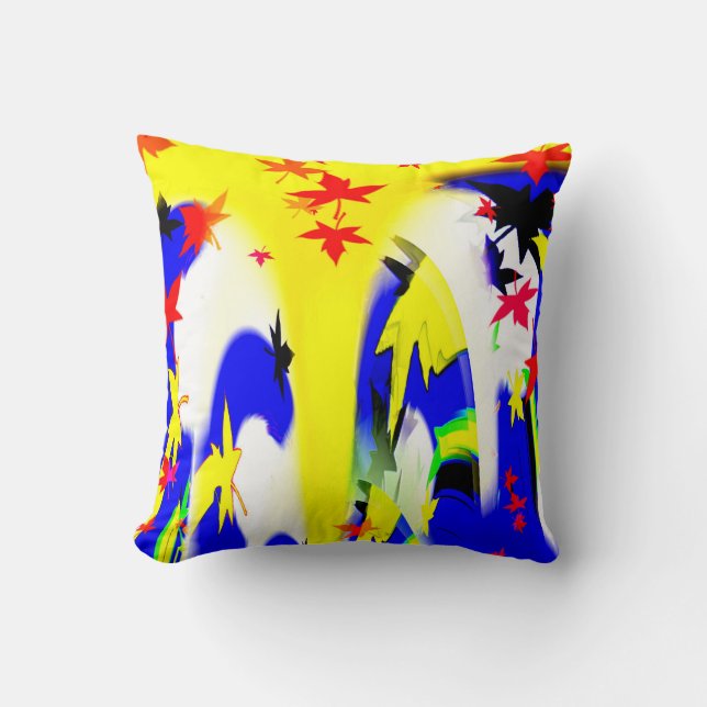 Coussin Danses avec feuille (Recto)