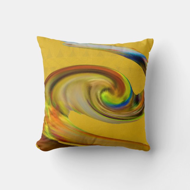 COUSSIN DANSEUR AFRO ABSTRAIT PAR AES (Recto)