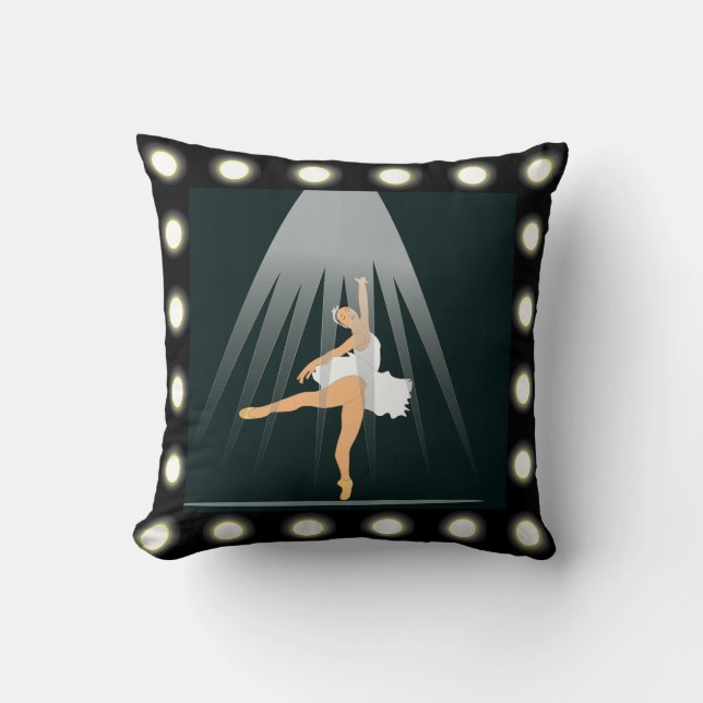 Coussin Danseur De Ballet Avec Lumière Et Lumière Marque (Recto)