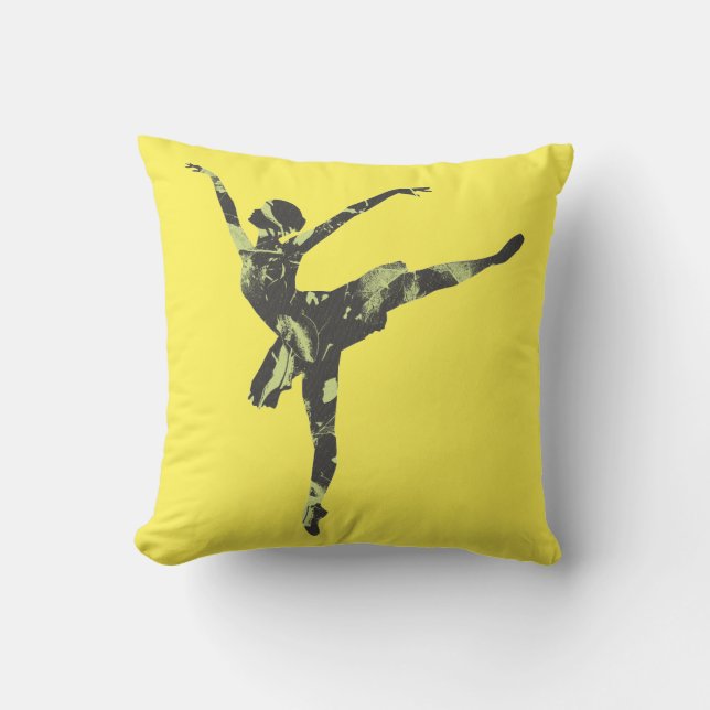 Coussin Danseur de ballet moderne danse moderne (Recto)
