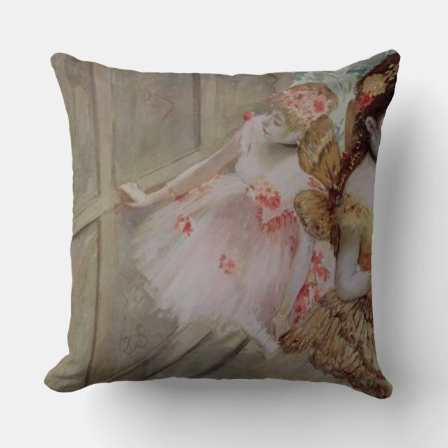 Coussin Danseur d'Edgar Degas | contre une étape plate, (Recto)