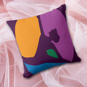 Coussin Danseur moderne violet