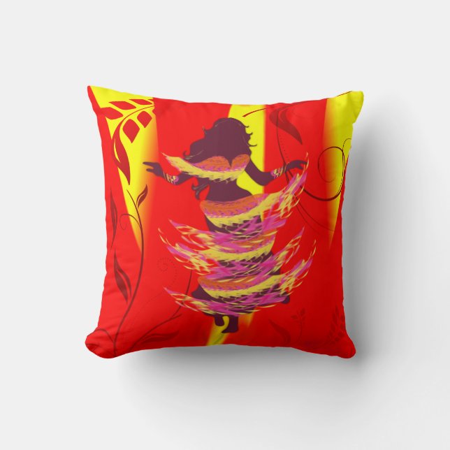 Coussin Danseur *Rayjii* (Recto)