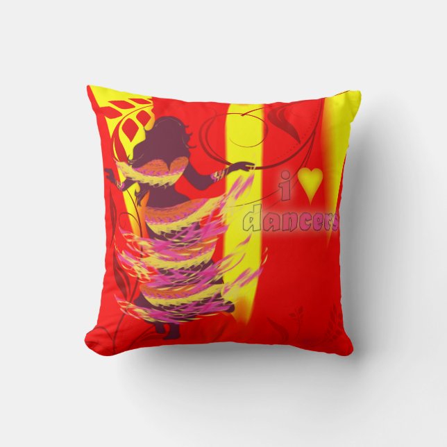 Coussin Danseur *Rayjii* (Recto)