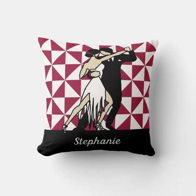 Coussin Danseurs de tango (Recto)
