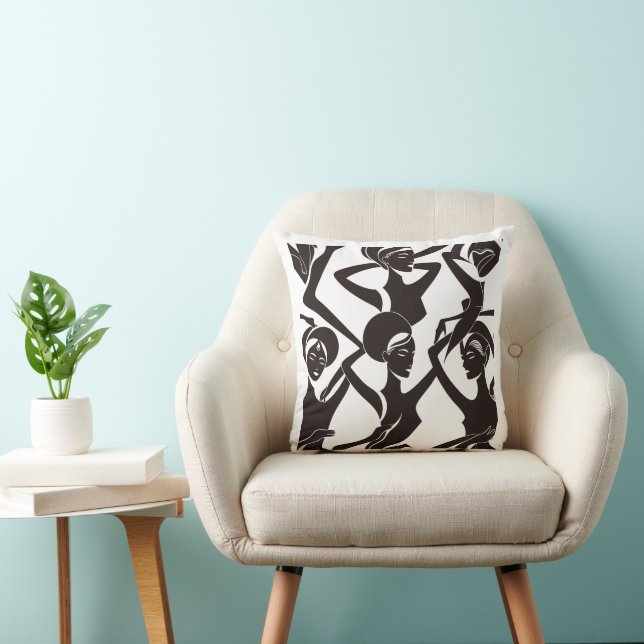 Coussin Danseurs d'ombre (Chaise)
