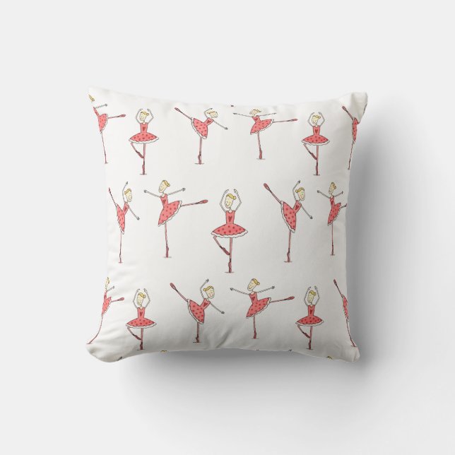 Coussin Danseuse de ballet Ballerine (Recto)