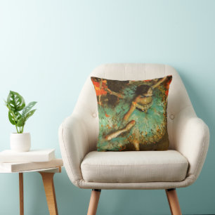 Coussin Danseuse de ballet Danseuse verte Danseuse Degas P
