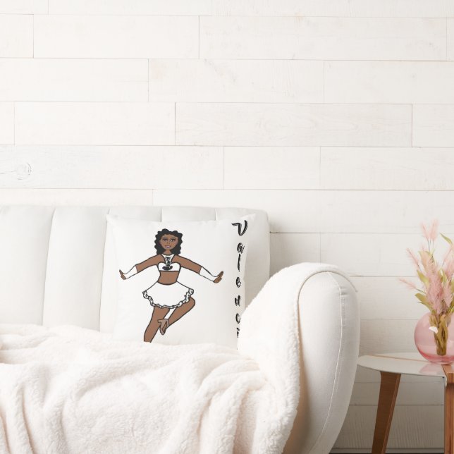 Coussin Danseuse Renard Blanc #1 (Canapé)