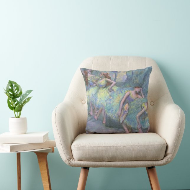 Coussin Danseuses de ballet dans les coulisses d'Edgar Deg (Chaise)