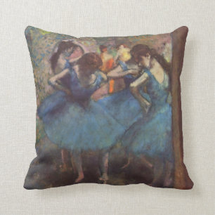 Coussin Danseuses Edgar Degas En Bleu (1895) Lancer L'Orei