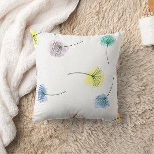 Coussin Dansons   Motif floral aquarelle