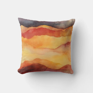 Coussin d'aquarelle couché