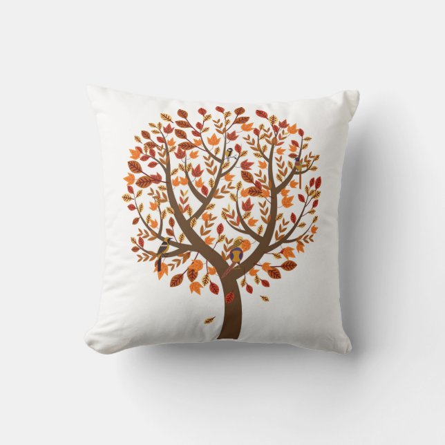 Coussin d'arbre d'automne (Recto)