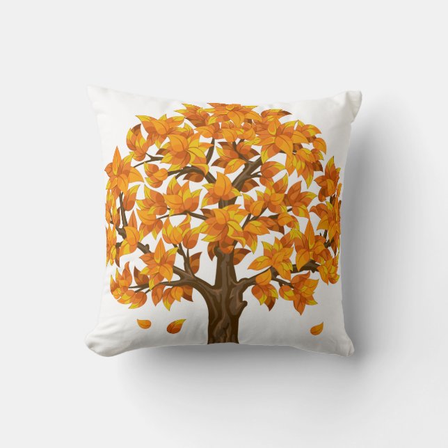 Coussin d'arbre d'automne (Recto)