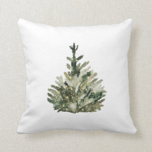 Coussin d'arbre de Noël Vintage