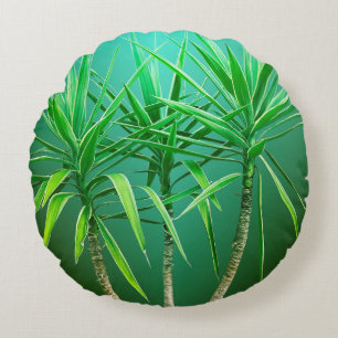 Coussin d'arbre palmier botanique vert