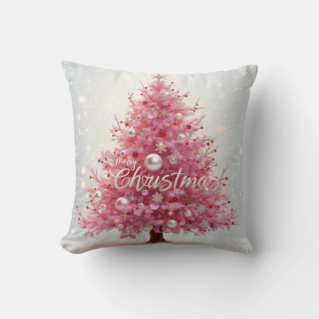 Coussin d'arbre rose (Recto)