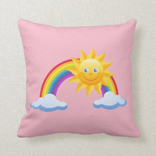 Coussin d'arc-en-ciel