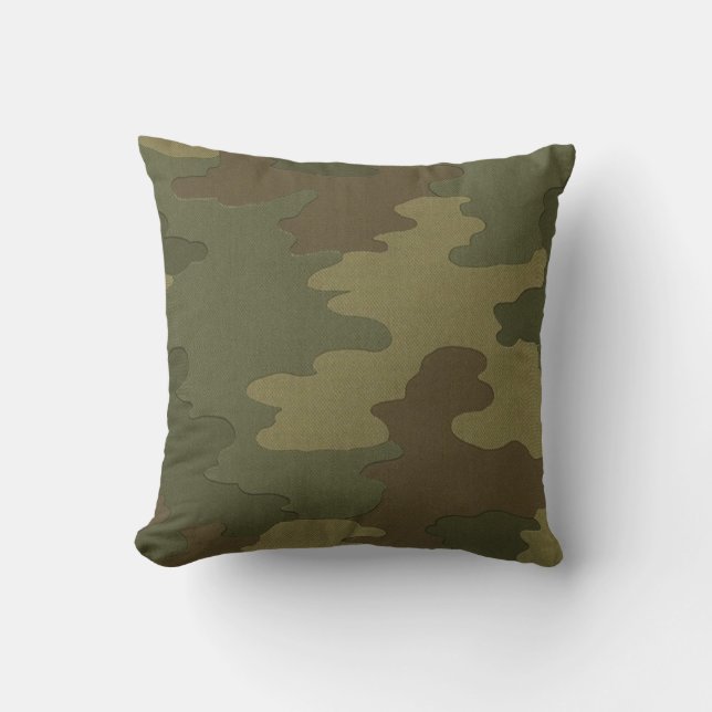 Coussin Dark Camouflage (Recto)