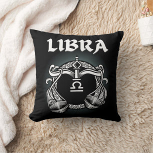 Coussin Dark Zodiac - Balance Art d'Astrologie Médiévale