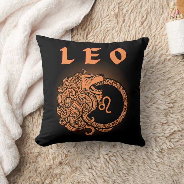 Coussin Dark Zodiac - Lion | Art de l'Astrologie Médiévale (Couverture)