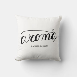 coussin d'arôme calligraphie