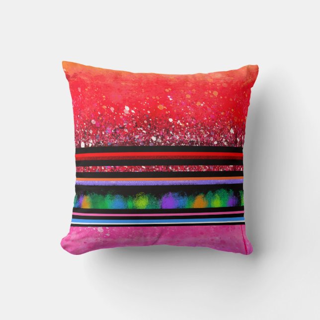 Coussin d'art Abstrait (Recto)