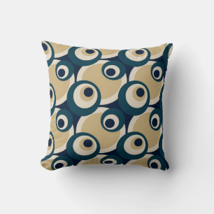 Coussin d'art Abstrait des années cinquante