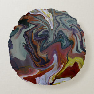Coussin d'art Abstrait fluide