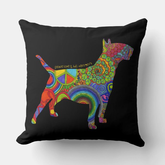 Coussin d'art de bruit d'amour et "de (Recto)