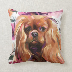 coussin d'art de chien Cavalier