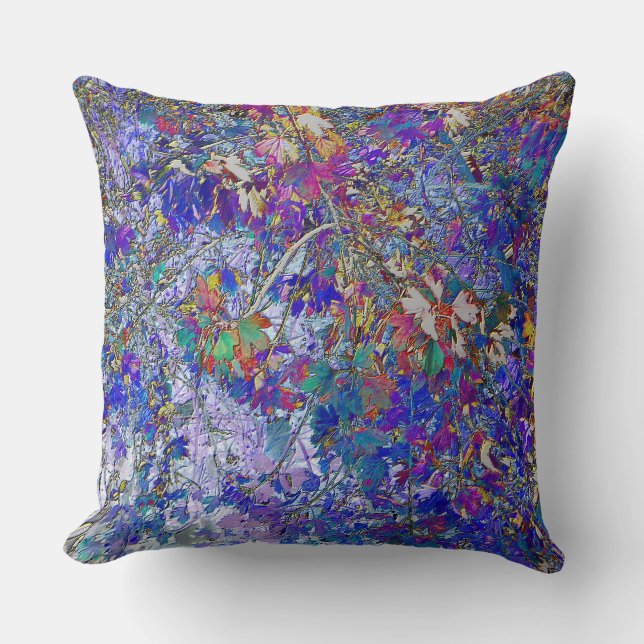 Coussin d'art de l'arbre des Feuilles (Recto)